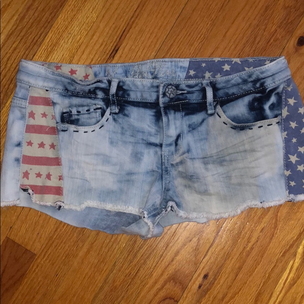 American Flag short shorts